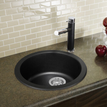Blanco Rondo SILGRANIT 18" Dual Mount Bar Sink - Anthracite - Image 2