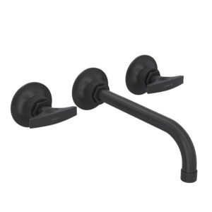 ROHL Graceline® Wall Mount Lavatory Faucet Trim In Matte Black