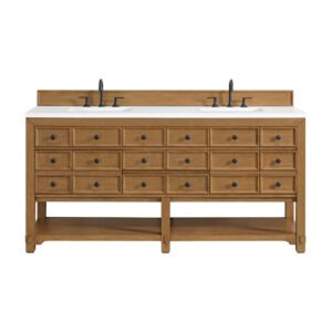 Malibu 72″ Double Vanity, Amber Birch