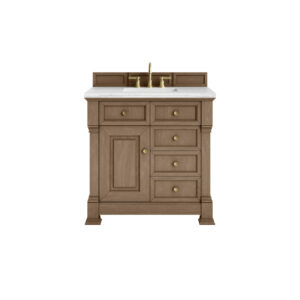 Brookfield 36" Single Vanity, Pecan