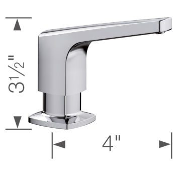 Blanco Rivana Soap Dispenser - Chrome - Image 5