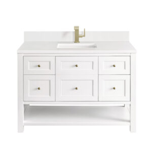 Breckenridge 48" Single Vanity, Bright White