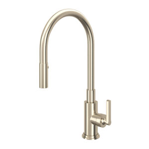 ROHL Lombardia® Pull-Down Kitchen Faucet In Satin Nickel