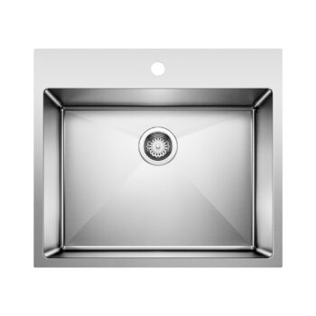 Blanco Quatrus R15 25" Single Bowl Dual Mount Stainless Steel Laundry Sink