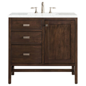 Addison 36" Single Vanity, Mid-Century Acacia