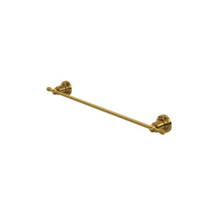 ROHL Campo™ 18″ Towel Bar In Unlacquered Brass