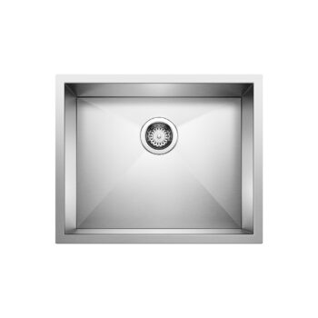 Blanco Precision R0 22" Single Bowl Undermount Stainless Steel Kitchen Sink