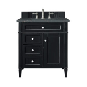 Brittany 30" Single Vanity, Black Onyx