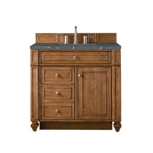 Bristol 36" Single Vanity, Saddle Brown