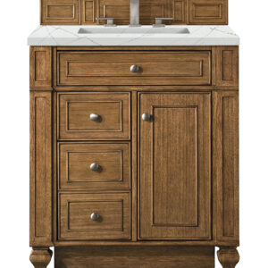 Bristol 30" Single Vanity, Saddle Brown