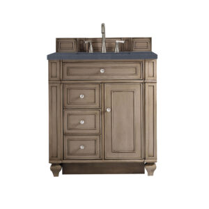 Bristol 30" Single Vanity, Whitewashed Walnut