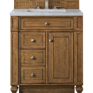 Bristol 30" Single Vanity, Saddle Brown