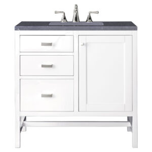Addison 36" Single Vanity, Glossy White