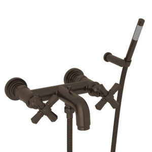 ROHL San Giovanni™ Exposed Wall Mount Tub Filler In Tuscan Brass