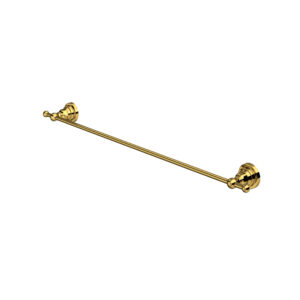 ROHL San Giovanni™ 24″ Towel Bar In Unlacquered Brass