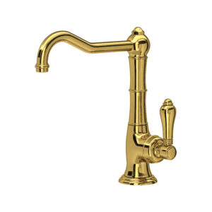 ROHL Acqui® Bar/Food Prep Kitchen Faucet In Unlacquered Brass