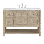Breckenridge 48" Single Vanity, Whitewashed Oak