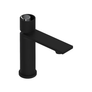 ROHL Eclissi™ Single Handle Lavatory Faucet In Matte Black/Polished Chrome
