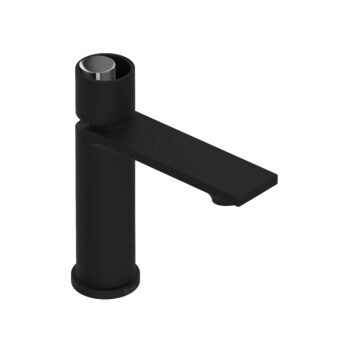 ROHL Eclissi™ Single Handle Lavatory Faucet In Matte Black/Polished Chrome