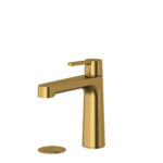 Riobel Nibi™ Single Handle Lavatory Faucet With Top Handle In Brushed Gold