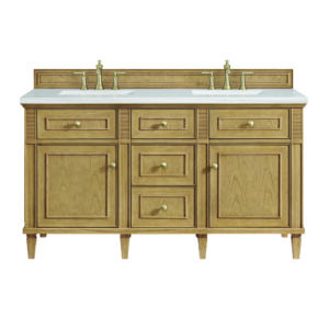 Lorelai 60" Double Vanity, Light Natural Oak