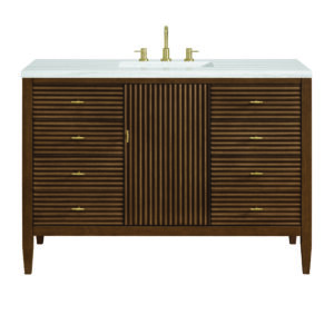 Myrrin 48" Single Vanity, Mid Century Walnut