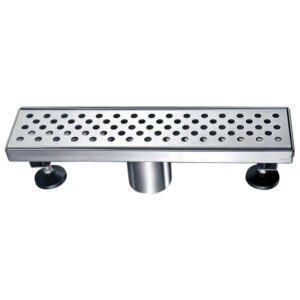Dawn® Rhone River Series – Linear Shower Drain 12″L In Polished satin
