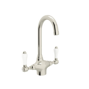 ROHL San Julio® Two Handle Bar/Food Prep Kitchen Faucet In Polished Nickel