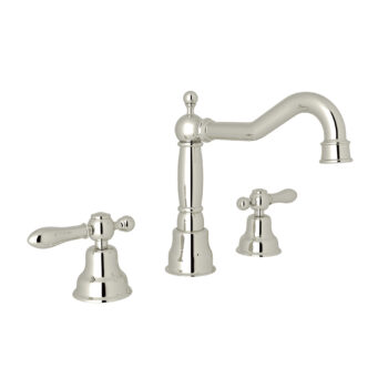 ROHL Arcana™ Widespread Lavatory Faucet With Column Spout In Polished Nickel