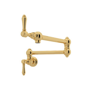 ROHL Pot Filler In Unlacquered Brass