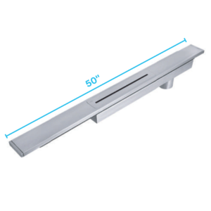 QM Delmar Series. Supreme Drain  50″ Satin