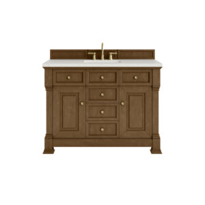 Brookfield 48" Single Vanity, Honey Oak