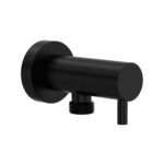 ROHL Handshower Outlet With Integrated Volume Control In Matte Black
