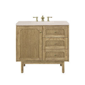 Laurent 36" Single Vanity, Light Natural Oak