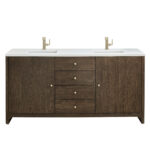 Gracyn 72" Double Vanity, Sable