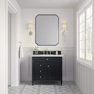 Brittany 36″ Single Vanity, Black Onyx