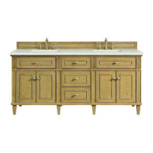 Lorelai 72" Double Vanity, Light Natural Oak