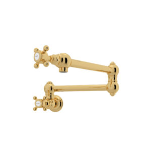 ROHL Pot Filler In Unlacquered Brass