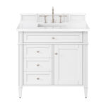 Brittany 36" Single Vanity, Bright White