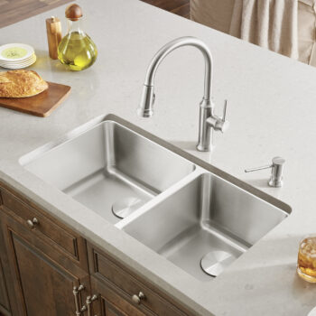 Blanco Formera 33" 60/40 Double Bowl Undermount Stainless Steel Kitchen Sink - Image 3