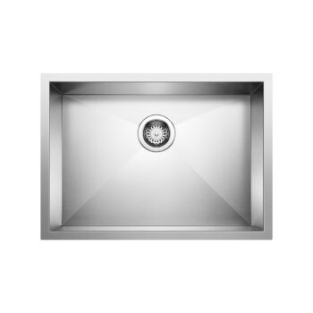 Blanco Quatrus R0 25" Single Bowl Undermount Stainless Steel Kitchen Sink