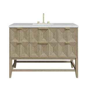 Emmeline 48" Single Vanity, Pebble Oak