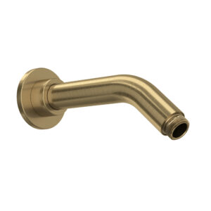 ROHL 7″ Wall Mount Shower Arm In Antique Gold