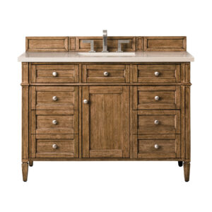 Brittany 48" Single Vanity, Saddle Brown