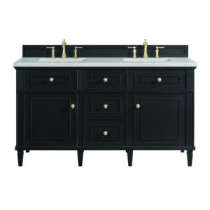 Lorelai 60" Double Vanity, Black Onyx