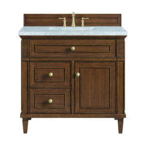 Lorelai 36" Single Vanity, Mid-Century Walnut