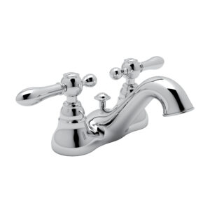 ROHL Arcana™ Two Handle Centerset Lavatory Faucet In Polished Chrome