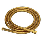 ROHL 59" Metal Shower Hose In Unlacquered Brass