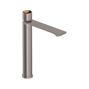 ROHL Eclissi™ Single Handle Tall Lavatory Faucet In Satin Nickel/Satin Gold