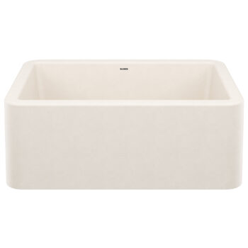 Blanco Ikon SILGRANIT 27" Single Bowl Apron-Front Farmhouse Sink - Soft White